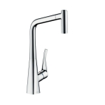 Hansgrohe 14820000 Metris 拉出式廚盆龍頭 (鍍鉻)