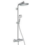 Hansgrohe 27267000 Crometta S 恆溫雨淋花灑套裝 (鍍鉻)