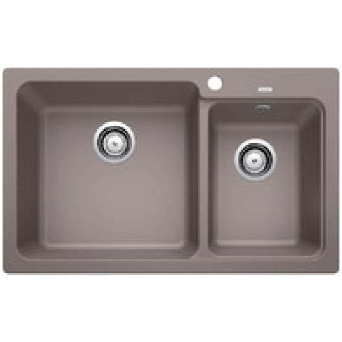 Blanco 519652 NAYA 8 雙盆昇盤 (巧克力色 Tartufo)