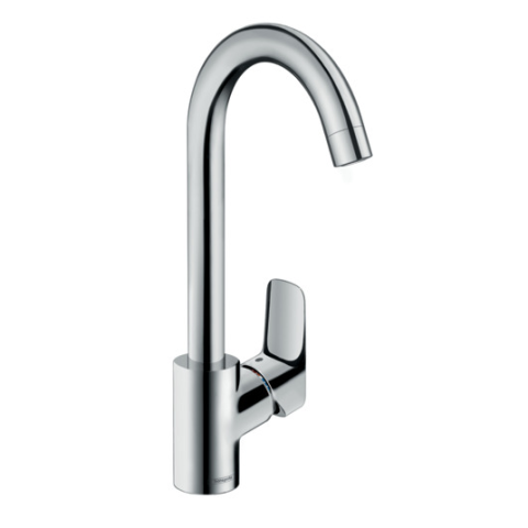 Hansgrohe 71835000 Logis 260 單把手廚房龍頭 (鍍鉻)
