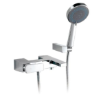 Roca Escuadra Z5A0120C0N 掛牆式浴缸龍頭連花灑