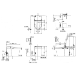 TOTO NEOREST DH CS989PVT/TCF9575HK (P-TRAP) 牆排式 智能座廁 (不包含風琴喉)