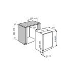 Baumatic BRUL600 136公升 嵌入式單門雪櫃 (自動除霜 + 可改左右門較)