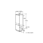 Siemens 西門子 KI39FP61HK 243公升 下置冷凍式 嵌入式雙門雪櫃 