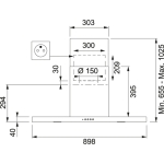 Roblin IKOS900 90厘米 煙囪式抽油煙機
