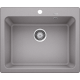 Blanco 519640 NAYA 6 單盆昇盤 (鋁金屬色 Alu Metallic)