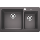 Blanco 519647 NAYA 8 雙盆昇盤 (炭石灰色 Rock Grey)