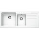 Blanco 519657 NAYA 8S 廚房左雙盆昇盤 (白色 White)
