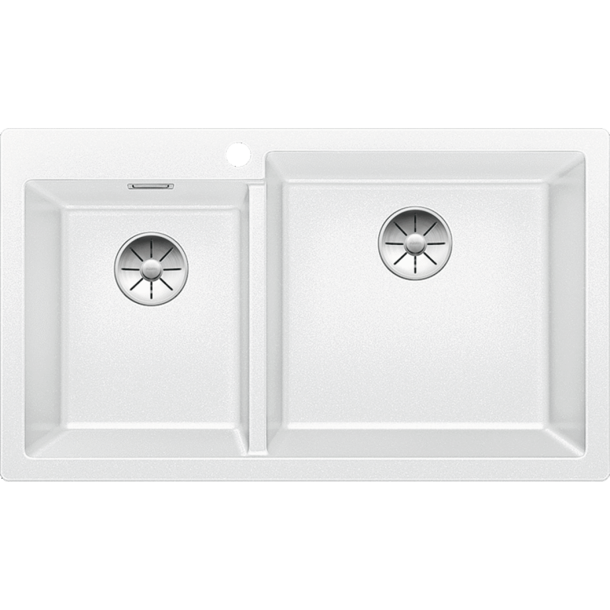 Blanco 523061 Pleon 9 雙盆昇盤 (白色 White)