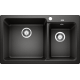 Blanco 525944 NAYA 8 雙盆昇盤 (黑色 Black)
