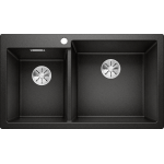 Blanco 525958 Pleon 9 雙盆昇盤 (黑色 Black)