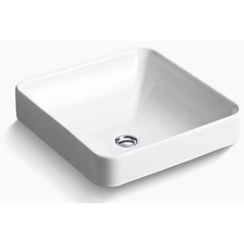 Kohler K-2661X-0 Forefront 方形檯上式面盆