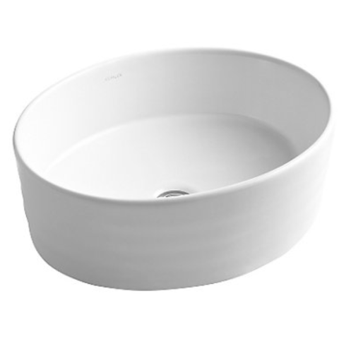 Kohler K-2965T-0 Tresham 橢圓形台上式浴室面盆