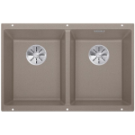 Blanco 523581 Subline 350/350-U 雙盆昇盤 (巧克力色 Tartufo)