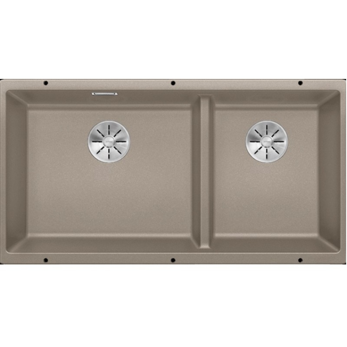 Blanco 523591 Subline 480/320-U 雙盆昇盤 (巧克力色 Tartufo)