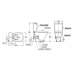 TOTO CW631PJ 自由咀分體式座廁 (不包含風琴喉)