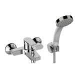 Kohler K-74036K-4-CP Taut™ 掛牆式浴缸龍頭 (連手持花灑及花灑架托) (拋光鍍鉻)