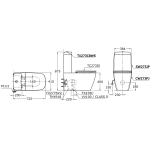 TOTO CW273PJ/SW273JP 緊密連體座廁 (不包含風琴喉)