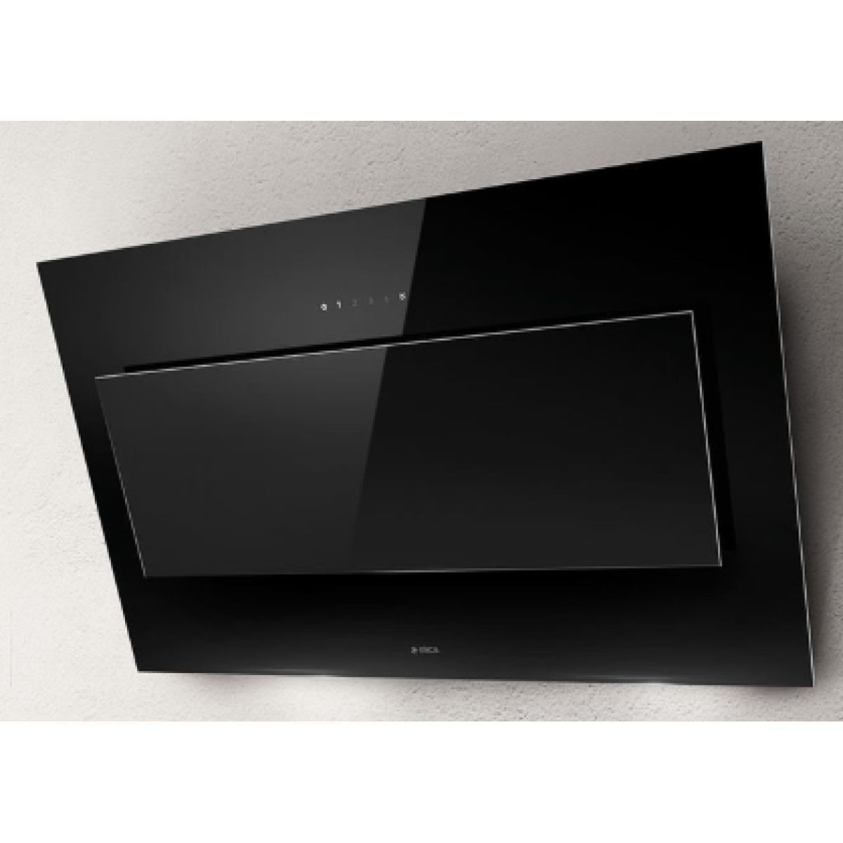 Elica Vertigo 90厘米 傾斜煙囪式抽油煙機 (黑色)