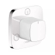 Hansgrohe 15937400 PuraVida 三路分水制 (白銀色)