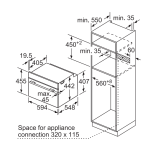 Bosch CDG634AS0 38公升 45厘米 嵌入式電蒸爐