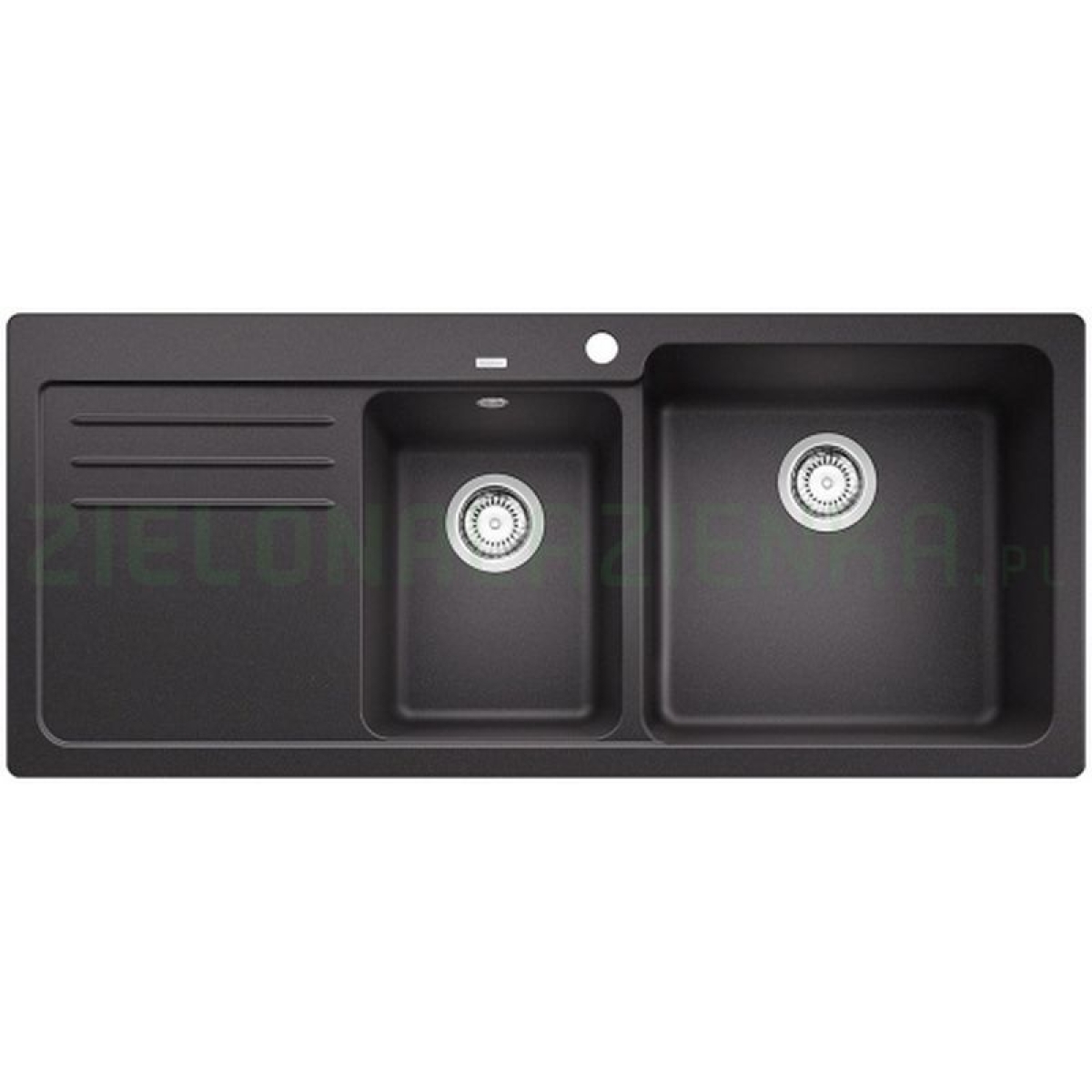 Blanco 525779 NAYA 8S 廚房右雙盆昇盤 (瀝青色 Anthracite)