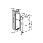 Baumatic BRCIF7636 246公升 嵌入式雙門雪櫃 (可改門鉸)