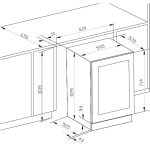 Vinvautz 法國名望 VZ43SDUG 43瓶 嵌入式雙溫區紅酒櫃