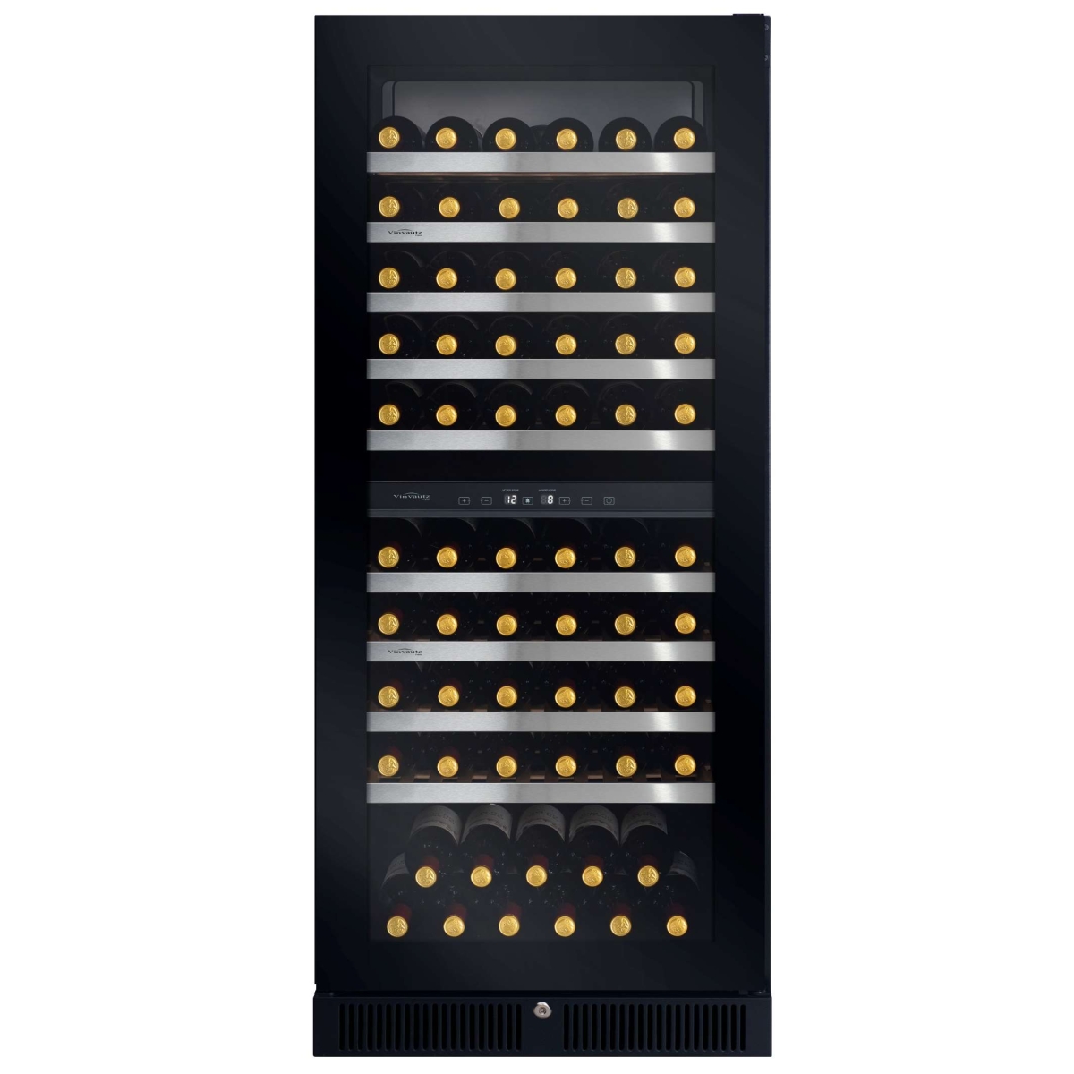 Vinvautz 法國名望 VZ110SDUG 110瓶 嵌入式雙溫區紅酒櫃