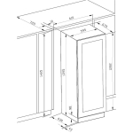 Vinvautz 法國名望 VZ110SDUG 110瓶 嵌入式雙溫區紅酒櫃