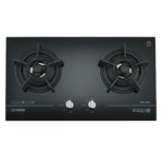 Kuzzo 德國德信 KF-326LPG 75厘米 嵌入式雙頭石油氣煮食爐 (ISO9001優質認証) (專利電子點火設計 + 獨立中心火 + 鍛鑄雙環火密封式爐頭)