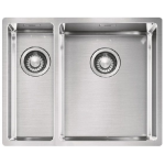 Franke BXX260-4002E Box 不銹鋼 檯面/檯底 雙昇盆