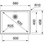Franke FSX210 單昇盆