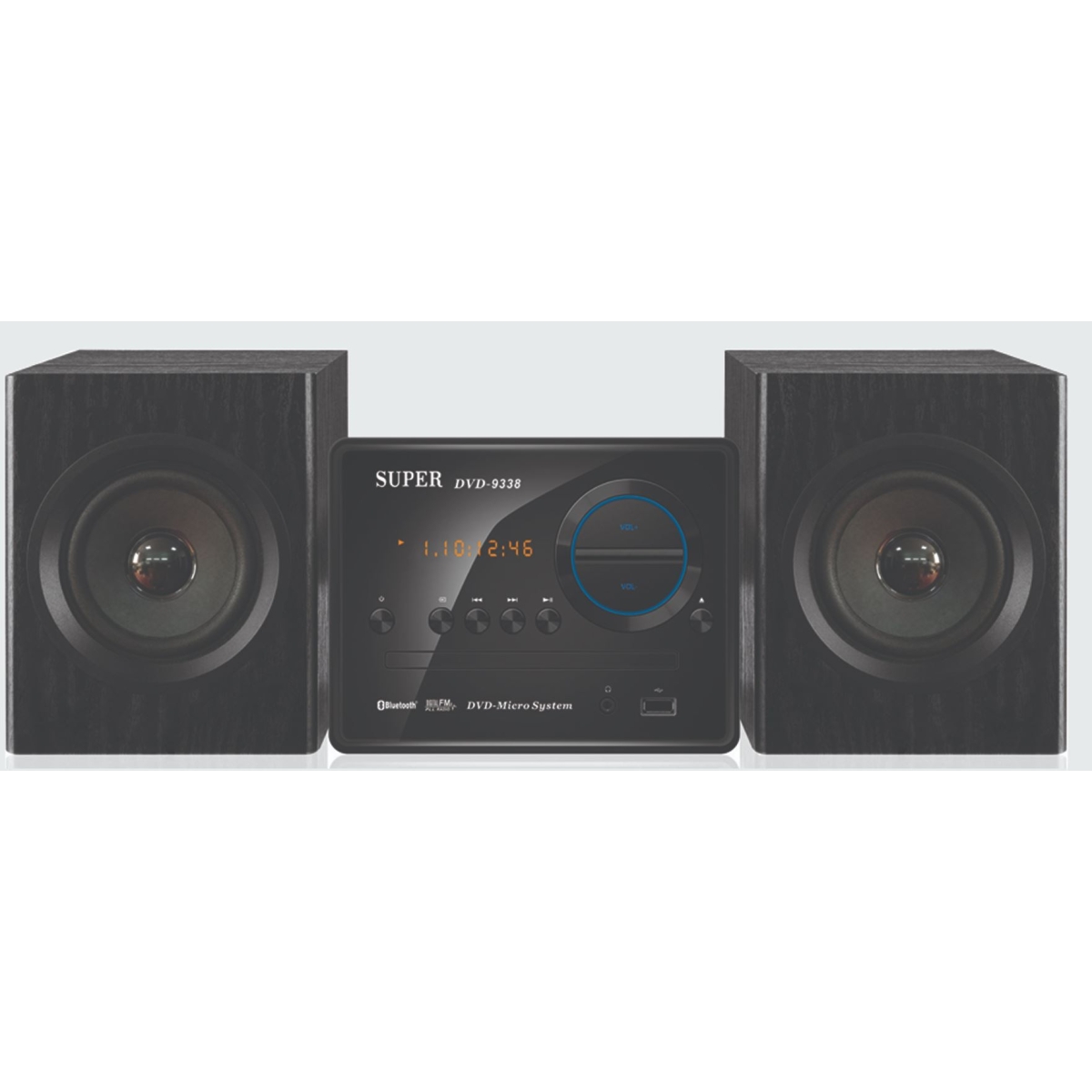Super DVD-9338 藍牙 DVD 收音機 喇叭