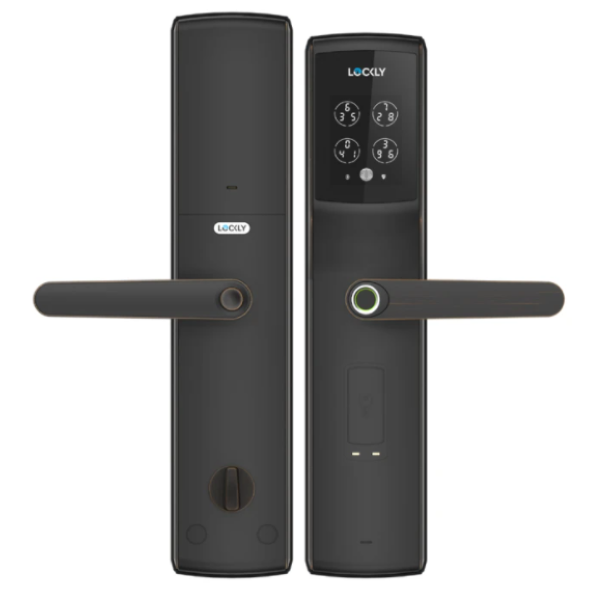 Lockly PGD829BF PIN Genie™ 智能電子門鎖 (威尼斯古銅色)