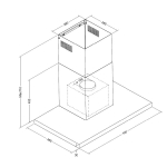 Baumatic BET760BLX 76厘米 1000m³/h 不鏽鋼煙囪式抽油煙機 (3段風速控制 + 可內循環抽風模式)