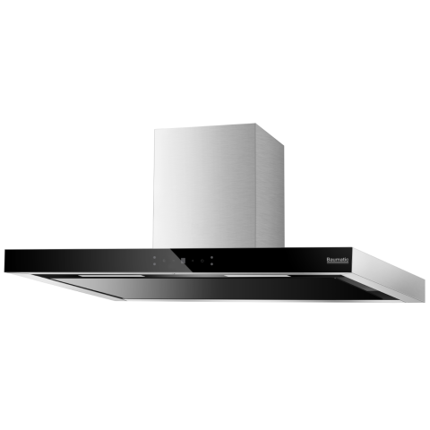 Baumatic BET954BGLX 90厘米 1000m³/h 手掃開關 煙囪式抽油煙機 (4段風速控制 + 可內循環抽風模式 + 整流板設計)