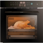 Baumatic BCS674BL 60厘米 70公升 黑魂系列 嵌入式組合蒸焗爐 (旋轉燒烤叉設計, 上下發熱, 獨家雙風扇設計)