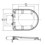TOTO TC384 油壓廁板