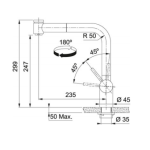 Franke CT196S Atlas Neo 可抽出式昇盆龍頭