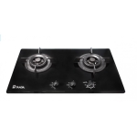 Taada 多田牌 GA751-24B TG 75厘米 嵌入式/座檯式 雙頭煤氣爐 (有時間制 + 獨立中心火 + 銅合金爐頭及鑄鐵爐架)