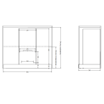 【展銷品】 Baumatic BET8363X 80厘米 1000m³/h 手掃開關變頻 煙囪式抽油煙機 (超薄! 僅358mm深)