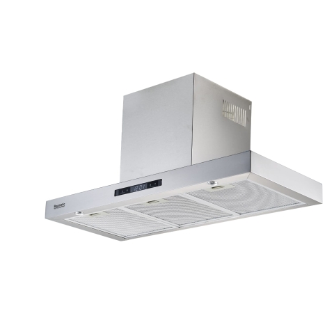 【展銷品】 Baumatic BET8363X 80厘米 1000m³/h 手掃開關變頻 煙囪式抽油煙機 (超薄! 僅358mm深)
