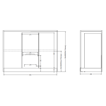 Baumatic BET9364X 90厘米 1000m³/h 變頻摩打 煙囪式抽油煙機 (超薄! 僅358mm深) (手勢控制操作+摩打自清功能+隱藏式油杯設計)