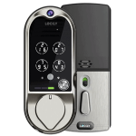 Lockly PGD798-SG Vision PIN Genie™ 專利防偷窺按鍵 + 智能門鈴 + 3D指紋 + 藍牙 + 鎖匙 電子門鎖 (緞面鎳色)