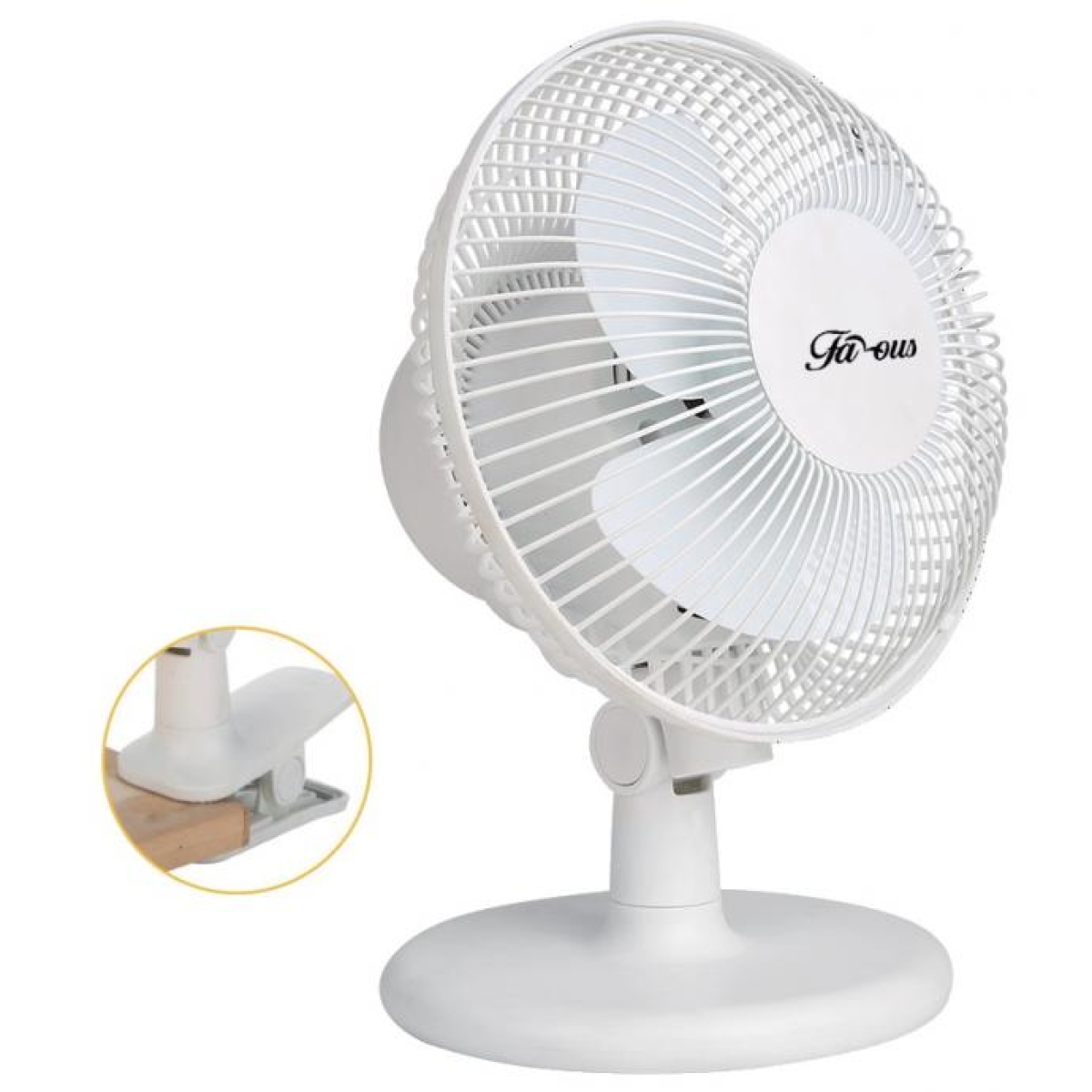 Famous 法國名家 FC-771(FAM) 7吋 檯夾兩用扇 