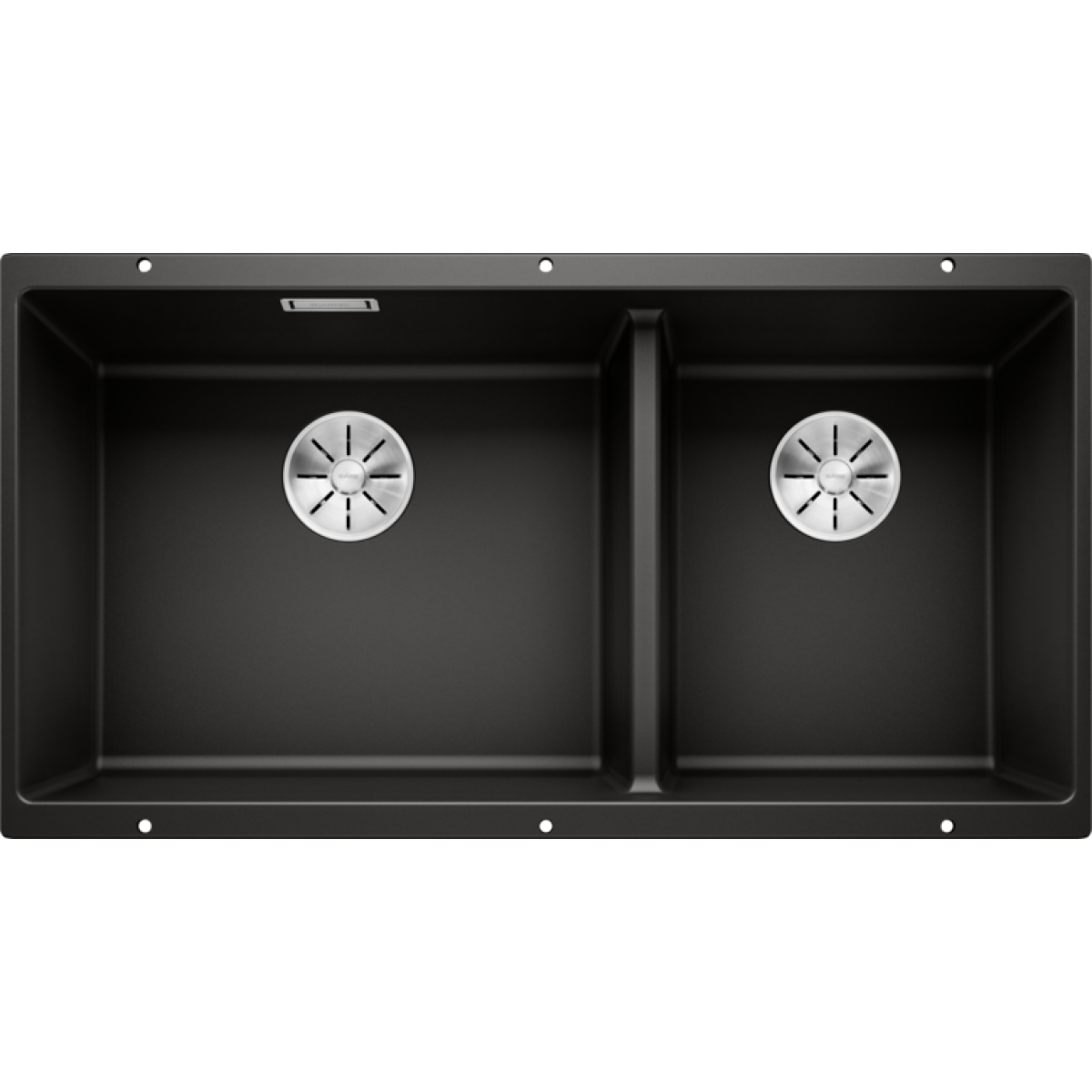 Blanco 525993 Subline 480/320-U 雙盆昇盤 (黑色 Black) Blanco 525993 Subline 480/320-U 雙盆昇盤 (黑色 Black)