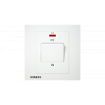 Siemens 西門子 5TA13623PC01 32A 單位雙極開關掣 帶霓虹燈指示器(白)