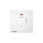 Siemens 西門子 5TA13633PC01 45A 單位雙極開關 (帶霓虹燈指示器) (白色)