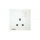 Siemens 西門子 5UB13123PC01 13A 單位開關插座 (白色)
